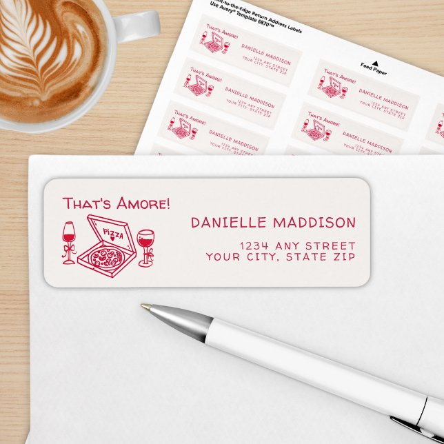 Whimsical Hand Drawn That's Amore Bridal Shower (Creator Uploaded)
