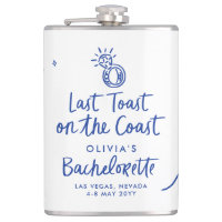 Whimsical hand drawn toast toast on the coast