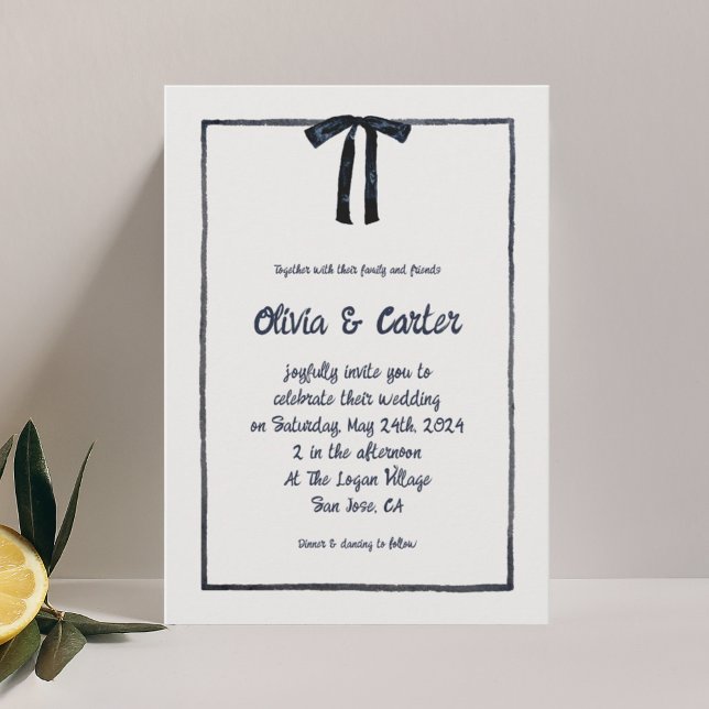 Whimsical Hand Drawn Wedding Invitation (Creator Uploaded)