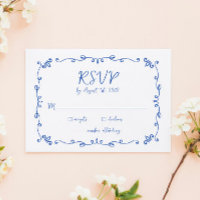 Whimsical Hand Lettered Illustrated Dinner Wedding