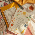 Whimsical handpainted Drawing Wedding  Invitation<br><div class="desc">Whimsical handpainted Drawing Wedding</div>