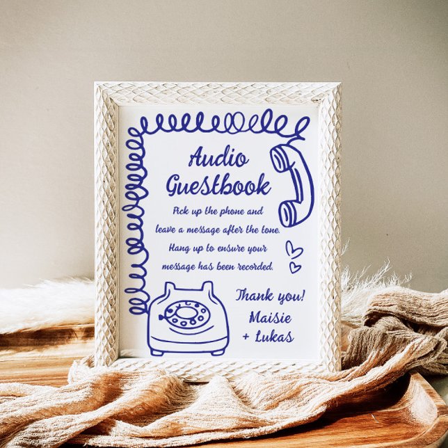 Whimsical Handwritten Illustration Audio Guestbook (Creator Uploaded)