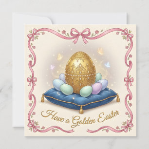 Whimsical Happy Easter Greeting Card