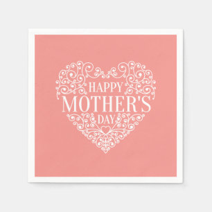 Whimsical Happy Mother's Day   Napkin