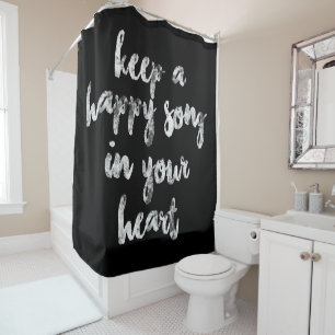 whimsical HAPPY SONG   Shower Curtain