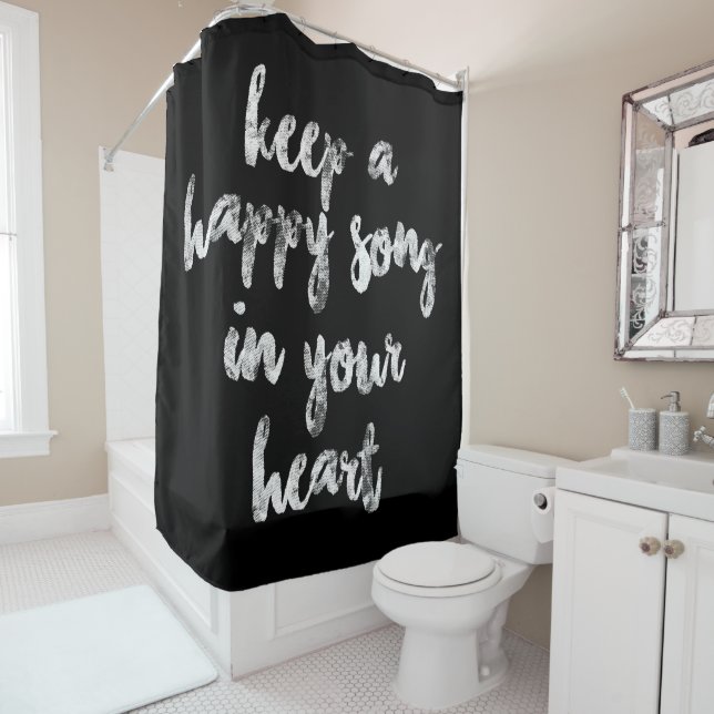 whimsical HAPPY SONG | Shower Curtain (In Situ)