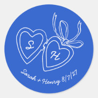 Whimsical Heart Locket Doodle Sketch Modern CUSTOM