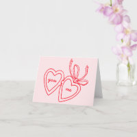 Whimsical Heart Locket Doodle Valentines Day