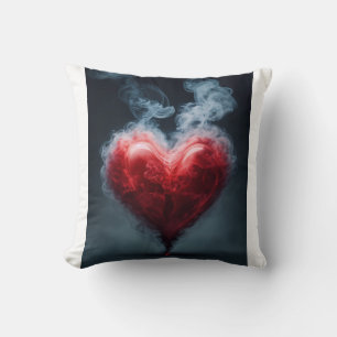 Whimsical heart of smoke pillow - Dreamy comfort