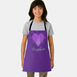 Whimsical Heart Personalized  Apron