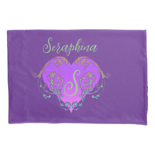 Whimsical Heart Personalized Pillowcase