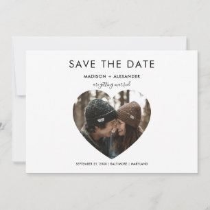 Whimsical Heart Save The Date Photo