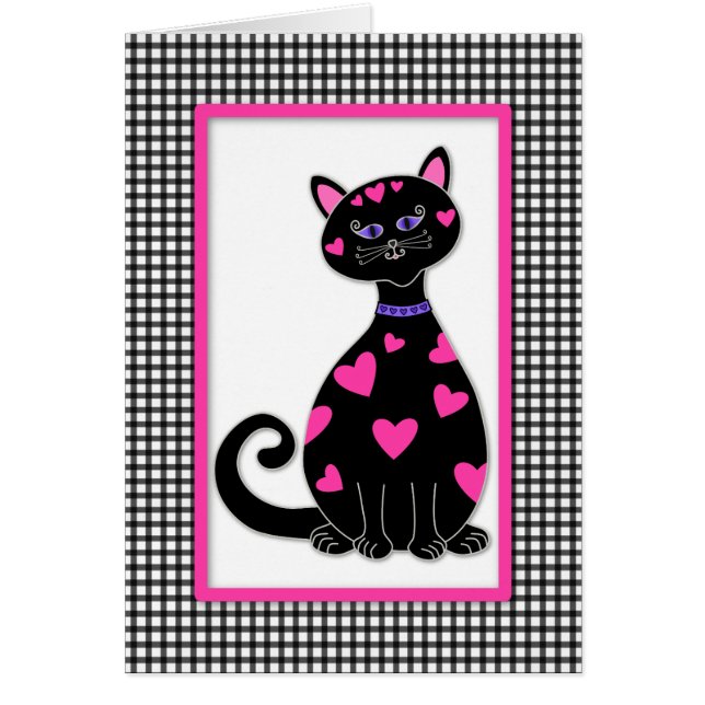 Whimsical Hearts Cat (Front)