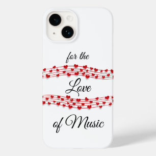 Whimsical hearts music "For the love of music" Case-Mate iPhone 14 Case