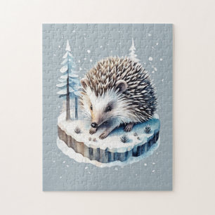 Whimsical Hedgehog l Season : winter [A]  Jigsaw Puzzle