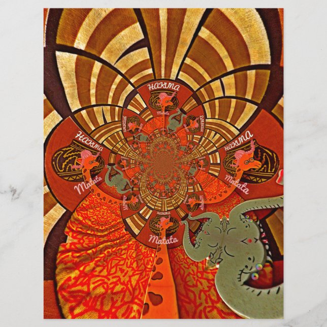 Whimsical Heights: Beautiful Funny Giraffe African (Front)