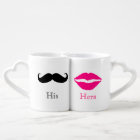 Whimsical His and Hers Mug Set