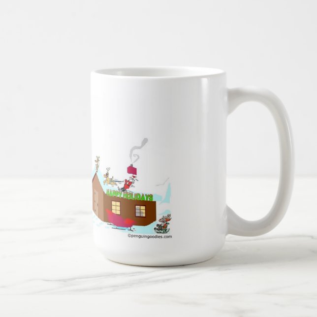 Whimsical Holiday Coffee Mug (Right)