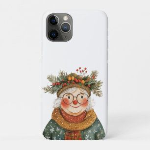 Whimsical Holiday Granny Decorative Pillow iPhone 11 Pro Case