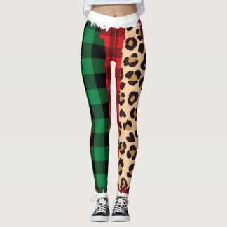 Whimsical Holiday Love Art Leggings