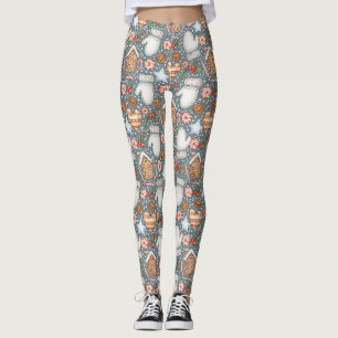 Whimsical Holiday Treats & Winter Mittens (4) Leggings