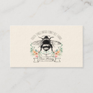 Whimsical Honey Bee Apiary Farm Beekeeper Business Card