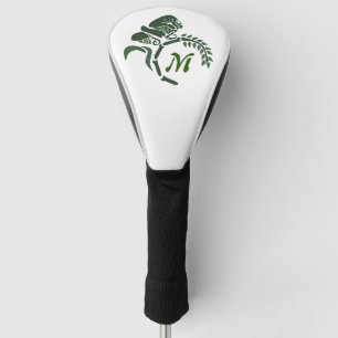 Whimsical Hooded Grasshopper Monogram Golf Head Cover