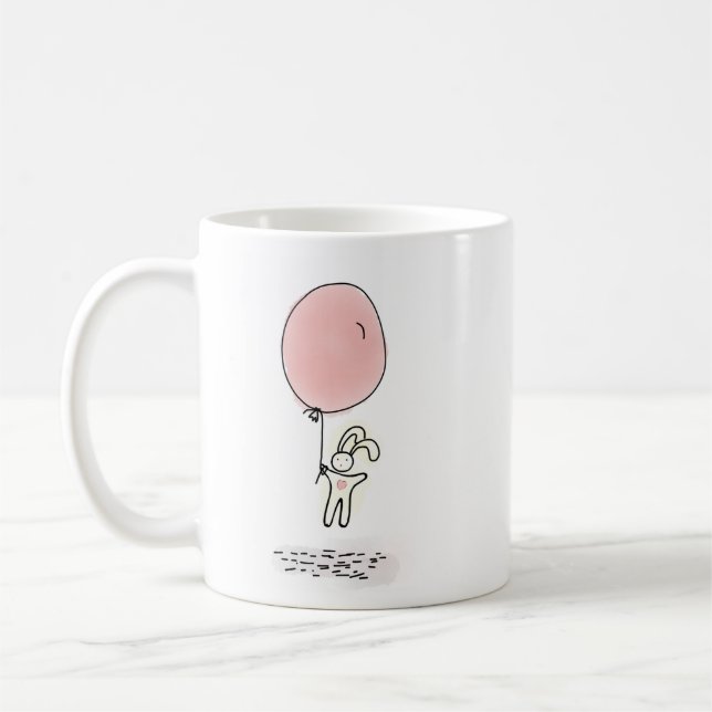 "Whimsical Hop Tee"  Coffee Mug (Left)