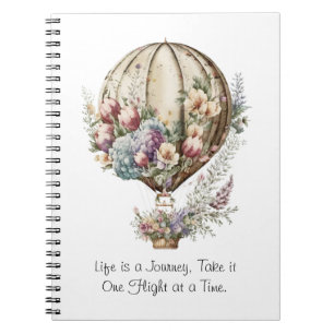 Whimsical Horizons Hot Air Balloon Notebook