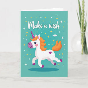 Whimsical Horse Birthday Card