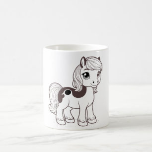 Whimsical Horse Mug