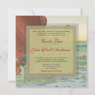 Whimsical Horse Wedding Invitation