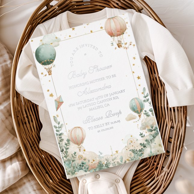 Whimsical Hot Air Balloon Baby Shower (Creator Uploaded)