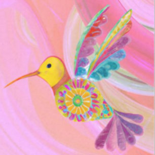 Whimsical Hummingbird Tissue Paper