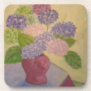 Whimsical Hydrangea Coaster