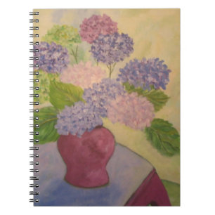 Whimsical Hydrangea Notebook