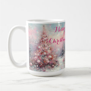 Whimsical Impressionistic Christmas Tree Coffee Mug