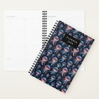 Whimsical Jellyfish Ocean Pattern Planner