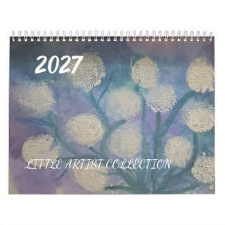 Whimsical Kids Art 2027 Colourful Cute Drawings Calendar