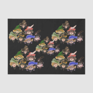 Whimsical Ladies Tissue Paper