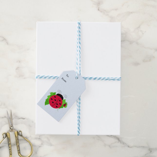Whimsical Ladybug Gift Tags (With Twine)