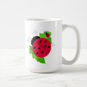 Whimsical Ladybugs Coffee Mug