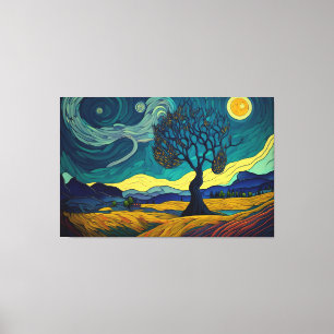 Whimsical Landscape Canvas Print