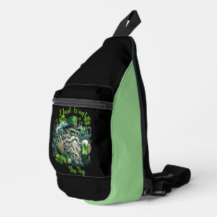 Whimsical Leprechaun Savouring A Cold One Sling Bag