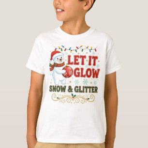 Whimsical Let It Glow Christmas T-Shirt