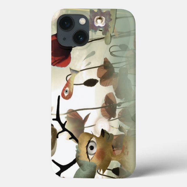 Whimsical light and transparency Deer Case-Mate iPhone Case (Back)