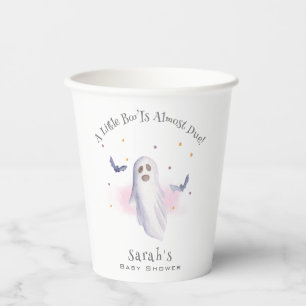 Whimsical Little Boo Halloween Baby Shower Paper Cups