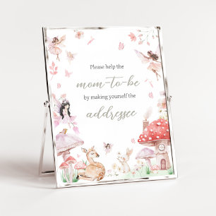 Whimsical Little Fairy Envelope Station Poster