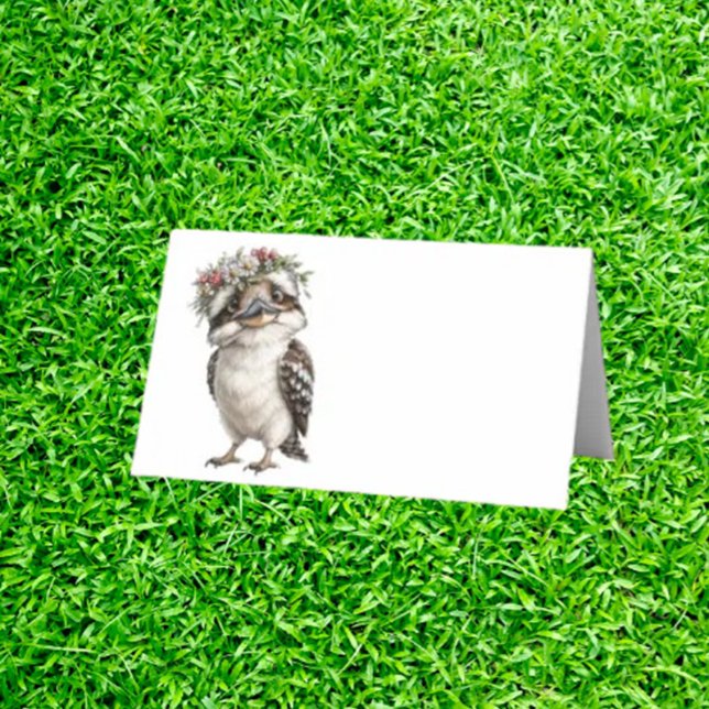   Whimsical Little Kookaburra Place Card (Love the beauty of wildlife and want your party to feel extra special?)
