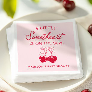 Whimsical Little Sweetheart Baby Shower Napkin
